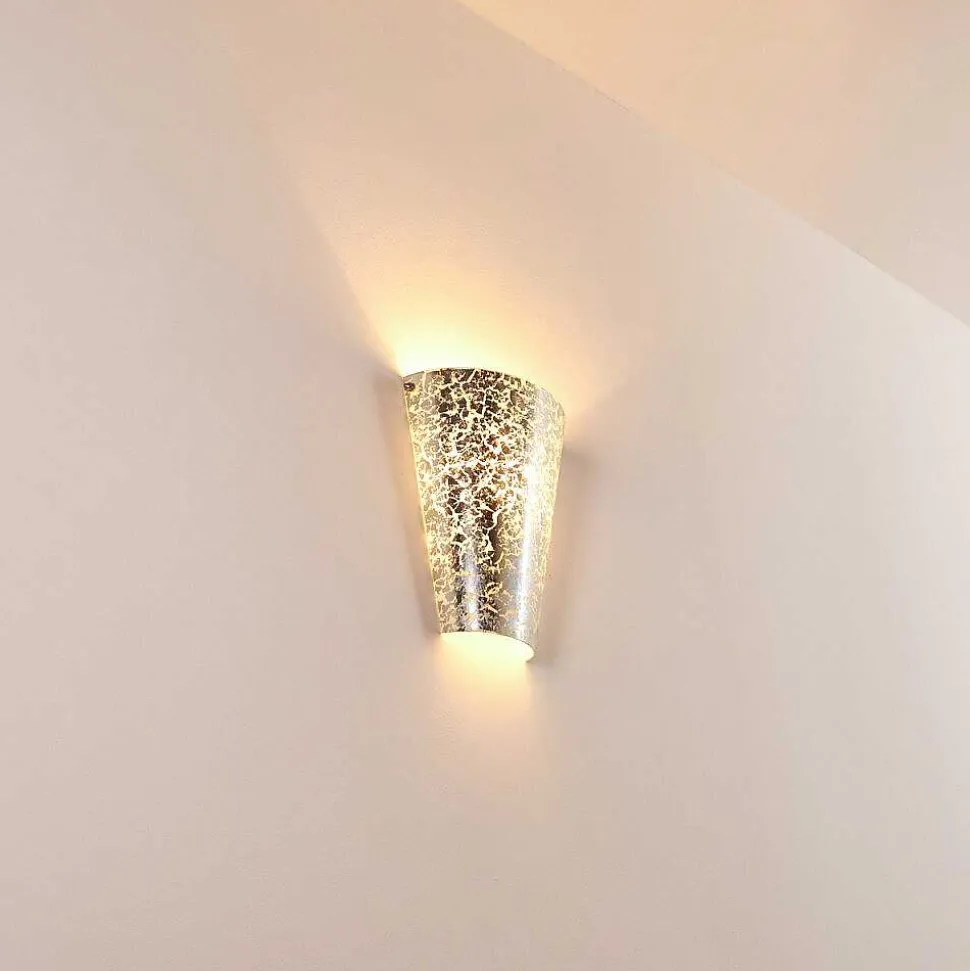 Applique Murale Zera Argente, 1 Lumiere