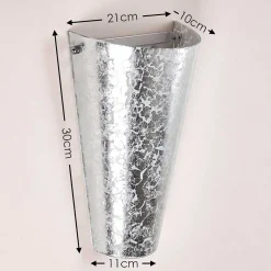 Applique Murale Zera Argente, 1 Lumiere