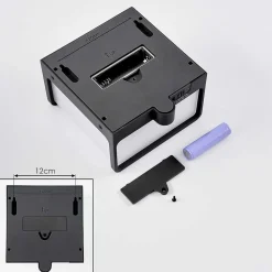 Applique Solaire Burseryd Led Noir, 1 Lumiere, Detecteur De Mouvement