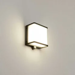 Applique Solaire Burseryd Led Noir, 1 Lumiere, Detecteur De Mouvement