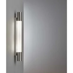 Ariane Tecnolumen Applique Murale Acier Inoxydable, 2 Lumieres