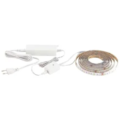 Bande Led Eglo Connect Stripe-C Blanc, 1 Lumiere, Changeur De Couleurs