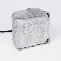 Bloc De Prises Électriques D'Exterieur Tinu Noir, Pierre