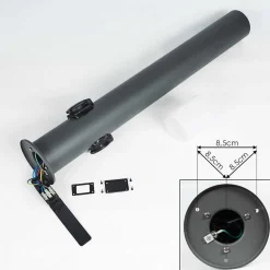 Borne Lumineuse Buhrkall Anthracite, 1 Lumiere