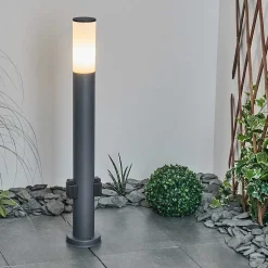 Borne Lumineuse Caserta Anthracite, 1 Lumiere