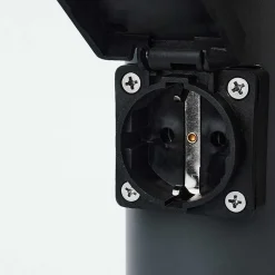 Borne Lumineuse Caserta Anthracite, 1 Lumiere, Detecteur De Mouvement