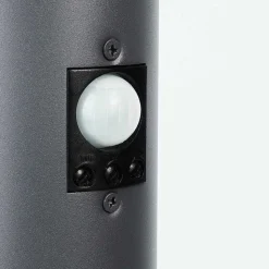 Borne Lumineuse Caserta Anthracite, 1 Lumiere, Detecteur De Mouvement