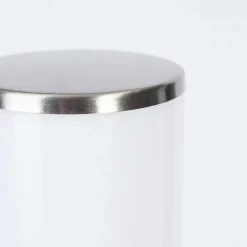 Borne Lumineuse Caserta Nickel Mat, Blanc, 1 Lumiere