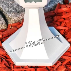 Borne Lumineuse Hongkong Frost Blanc, 1 Lumiere