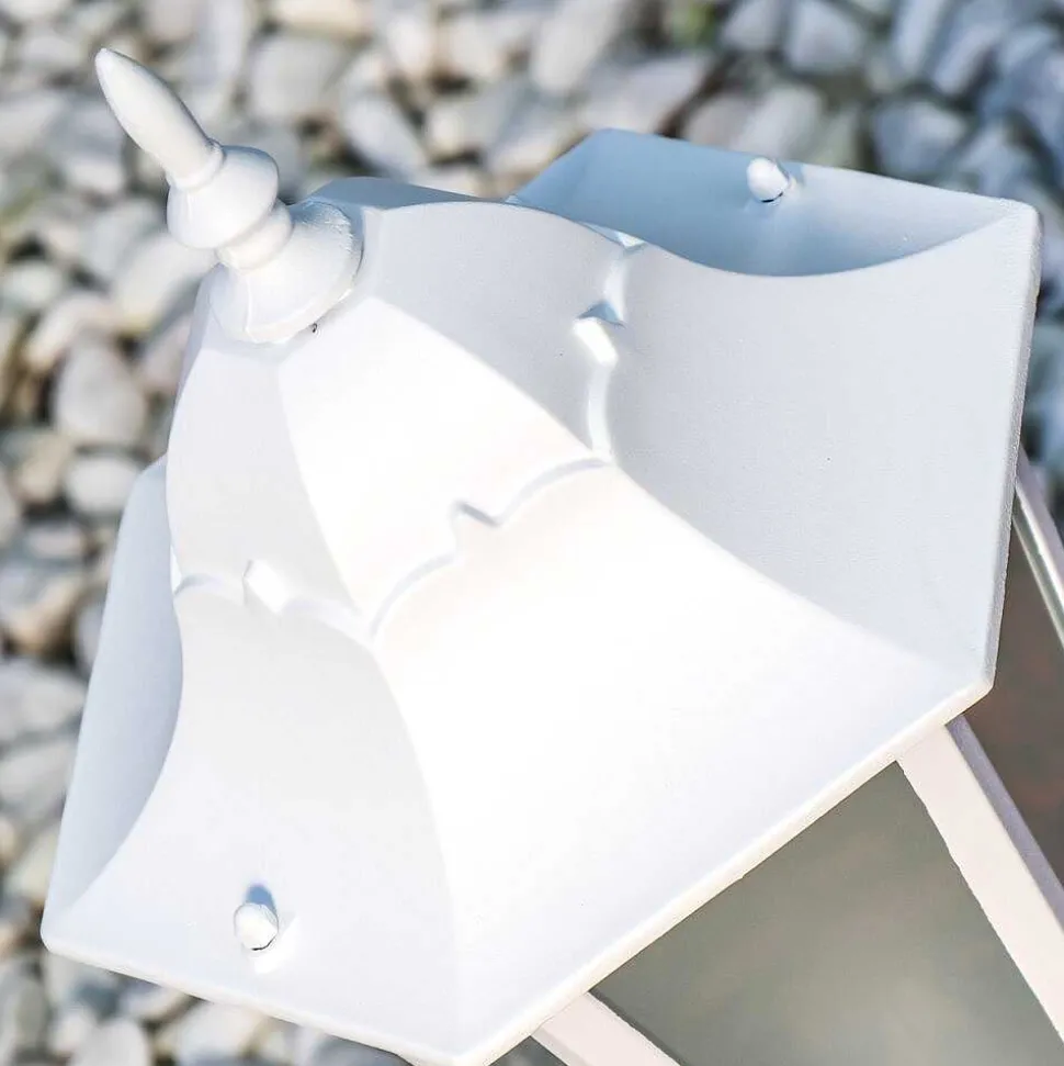 Borne Lumineuse Hongkong Frost Blanc, 1 Lumiere