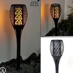 Borne Lumineuse Joinville Led Noir, 1 Lumiere