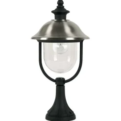 Borne Lumineuse Ks Verlichting Bologna Noir, 1 Lumiere