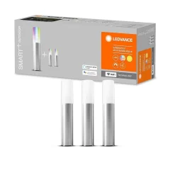 Borne Lumineuse Ledvance Garden Pole Acier Inoxydable, 1 Lumiere, Changeur De Couleurs