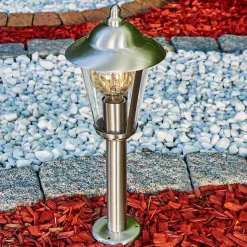 Borne Lumineuse Lerskov Acier Inoxydable, 1 Lumiere