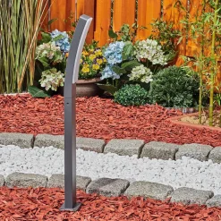 Borne Lumineuse Maseru Led Anthracite, 1 Lumiere