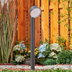 Borne Lumineuse Moroni Led Anthracite, 1 Lumiere