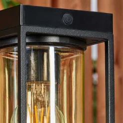 Borne Lumineuse Palanga Led Noir, 1 Lumiere