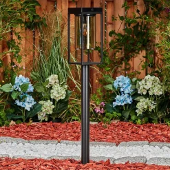 Borne Lumineuse Palanga Led Noir, 1 Lumiere