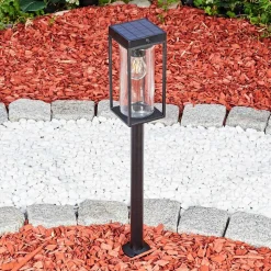 Borne Lumineuse Palanga Led Noir, 1 Lumiere