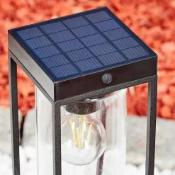 Borne Lumineuse Palanga Led Noir, 1 Lumiere