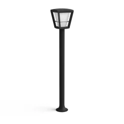 Borne Lumineuse Philips Hue Ambiance White & Color Econic Led Noir, 1 Lumiere, Changeur De Couleurs