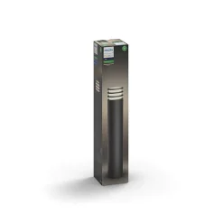 Borne Lumineuse Philips Hue Ambiance White Lucca Led Anthracite, 1 Lumiere