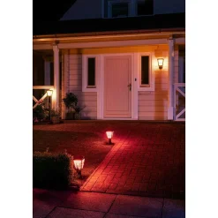 Borne Lumineuse Philips Hue Ambiance White & Color Econic Led Noir, 1 Lumiere, Changeur De Couleurs