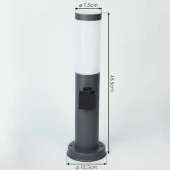 Borne Lumineuse Sessa Anthracite, 1 Lumiere