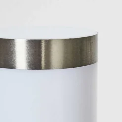 Borne Lumineuse Sessa Nickel Mat, 1 Lumiere