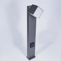 Borne Lumineuse Swanek Led Anthracite, 1 Lumiere