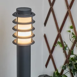 Borne Lumineuse Tunes Anthracite, 1 Lumiere