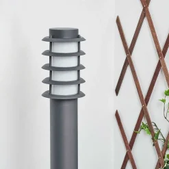 Borne Lumineuse Tunes Anthracite, 1 Lumiere