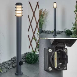 Borne Lumineuse Tunes Anthracite, 1 Lumiere