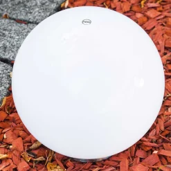 Boule Lumineuse Solar Led Acier Inoxydable, 2 Lumieres