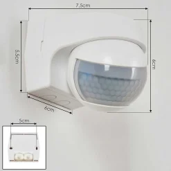 Detecteur De Mouvement Calambao Blanc, Detecteur De Mouvement
