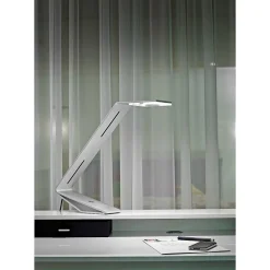 Flad Tecnolumen Lampe A Poser Led Gris, Argente, 1 Lumiere