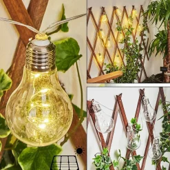 Guirlande Lumineuse Solaire Markhus Led Transparent, 10 Lumieres