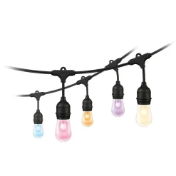 Guirlande Philips Wiz Led Noir, 1 Lumiere, Changeur De Couleurs