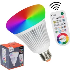 Idual E27 Led Rgb 16 Watt 2200-6500 Kelvin 806 Lumen Avec Telecommande