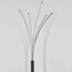 Lampadaire Bakersfield Led Noir, Blanc, 1 Lumiere