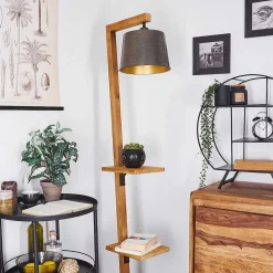 Lampadaire Baval Ecru, 1 Lumiere