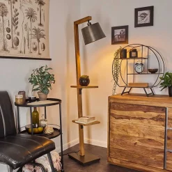 Lampadaire Baval Ecru, 1 Lumiere