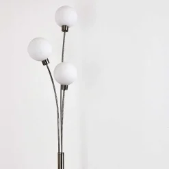 Lampadaire Bernado Nickel Mat, 3 Lumieres