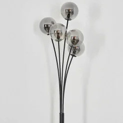 Lampadaire Bernado Noir, 5 Lumieres