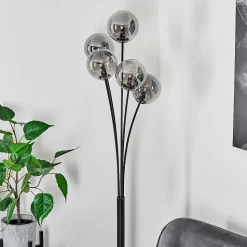 Lampadaire Bernado Noir, 5 Lumieres