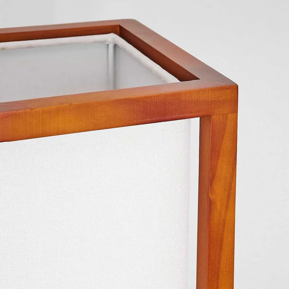 Lampadaire Blandin Bois Fonce, 2 Lumieres