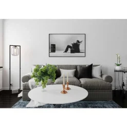 Lampadaire By Rydens Dixton Noir, 1 Lumiere