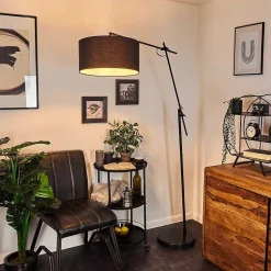 Lampadaire Chassagne Noir, 1 Lumiere