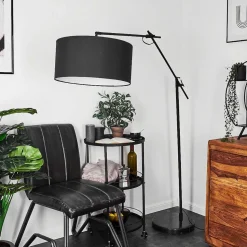 Lampadaire Chassagne Noir, 1 Lumiere