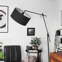 Lampadaire Chassagne Noir, 1 Lumiere